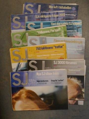 SJ-Nytt 2011 (10 nr)