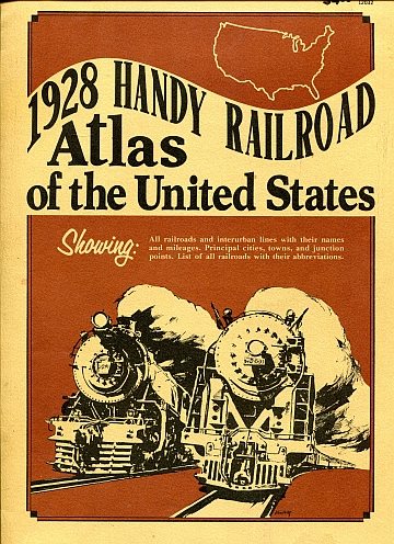 1928 Handy Railroad Atlas of the United States (1958)