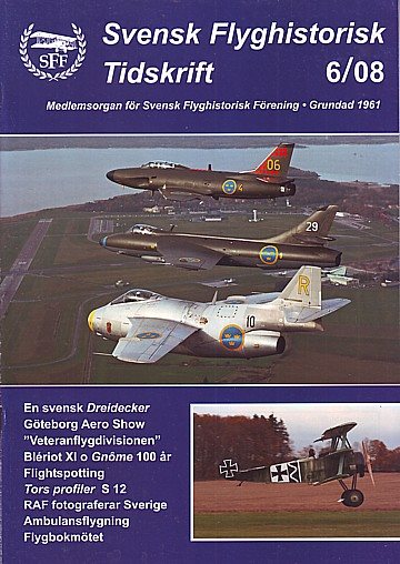 Svensk Flyghistorisk Tidskrift 1997-98 (12 nr) 