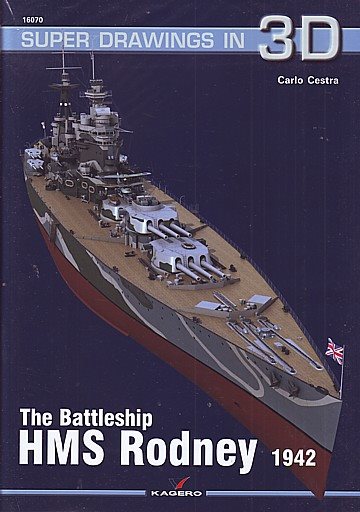  Battleship HMS Rodney 1942 