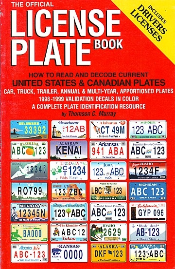 License Plate Book