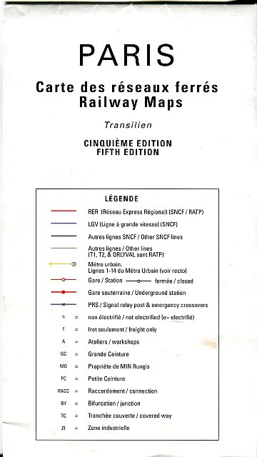 Paris Railway Maps