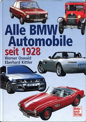 Alle BMW Automobile seit 1928