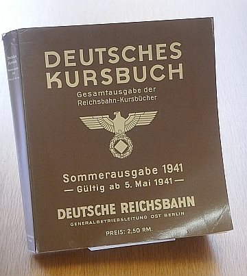  Deutsches Kursbuch Sommerausgabe 1941