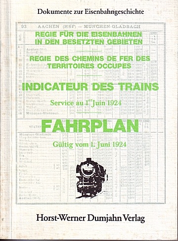 Regie für die Eisenbahnen in den besetzten Gebieten 1924