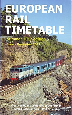 European Rail timetable Summer 2017 Edition