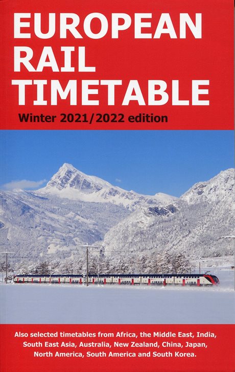  European Rail Timetable Winter 2021/2022 edition