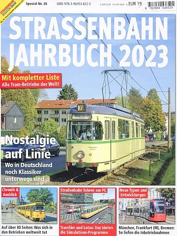  Strassenbahn Jahrbuch 2023
