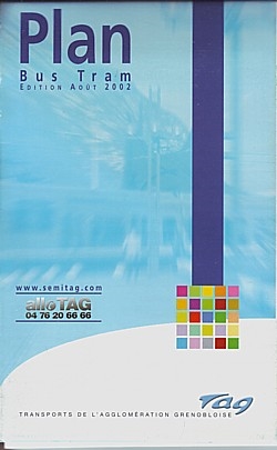 Grenoble linjenätskarta 2002