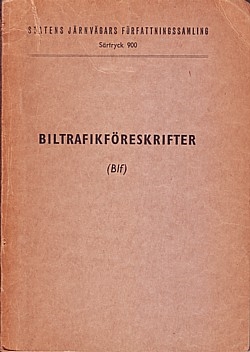 Biltrafikföreskrifter  (1959)