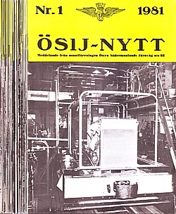 ÖSlJ-Nytt 1981-1983 (14 nr)