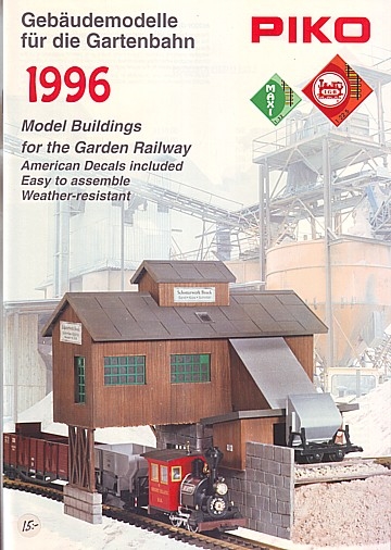Piko 1996. Gebäudemodelle für die Gartenbahn