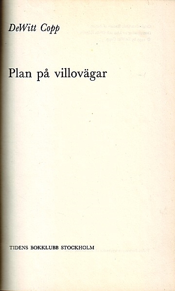 Plan på villovägar