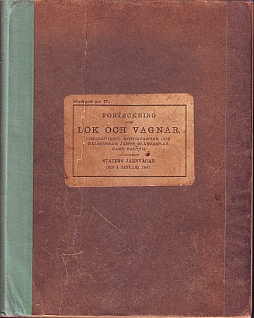 Särtryck nr 77 1947