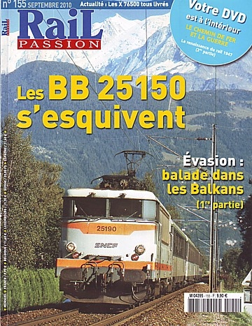 Rail Passion 155, Septembre 2010