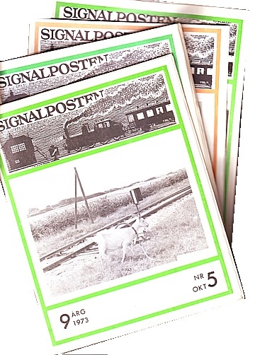 Signalposten 1972-1, 1973-3, 5, 6 (4 nr)