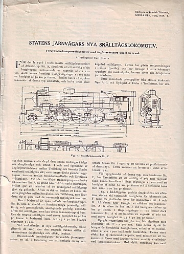 Statens Järnvägars nya snälltågslokomotiv