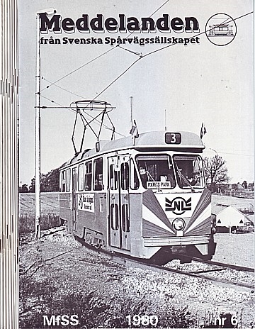 Meddelanden från Svenska Spårvägssällskapet 1979-80 (11 nr)