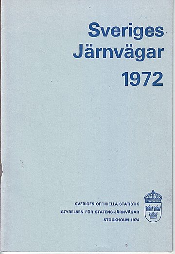 Sveriges Järnvägar 1972