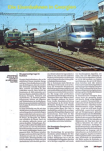  Eisenbahnen in Georgien + Syrien