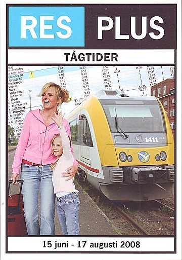 Resplus Tågtider 2008-06-15--2008-08-17