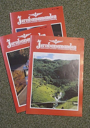 Jernbanemanden 1991 (3 nr)
