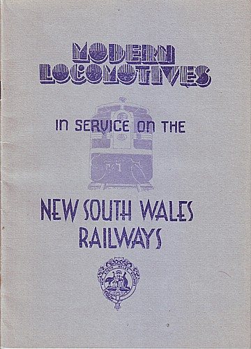 Modern locomotives in service on the New South Wales Railways