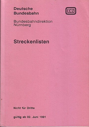  BD Nürnberg Streckenlisten