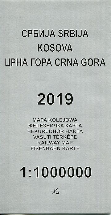 Serbia railway map 2019