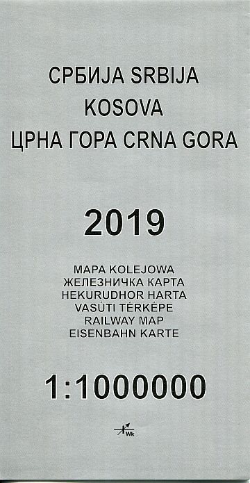 Serbia railway map 2019
