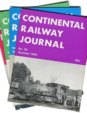 Continental Railway Journal 1983/84 (No 55-58)