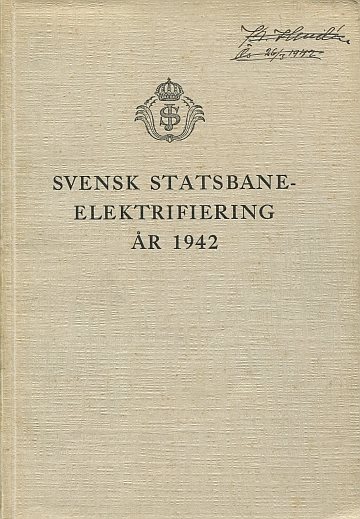 Svensk statsbaneelektrifiering år 1942