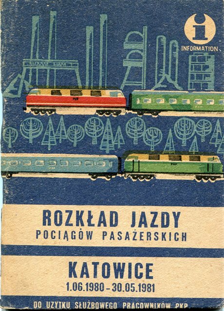 Rozkład Jazdy Katowice 1980/81