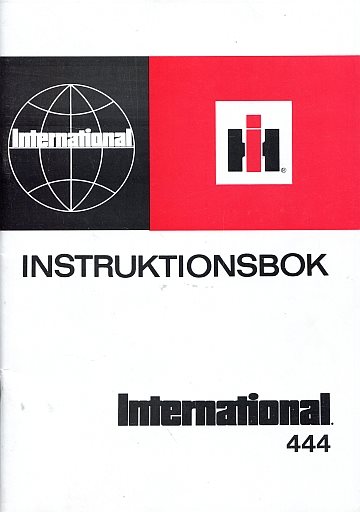 International 444 instruktionsbok