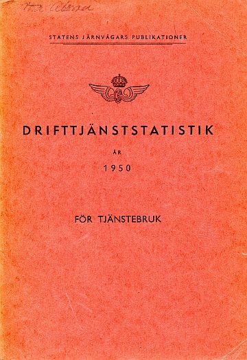 Drifttjänststatistik 1950