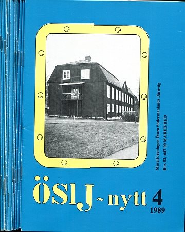 ÖSlJ-nytt 1987-1989 (12 nr)