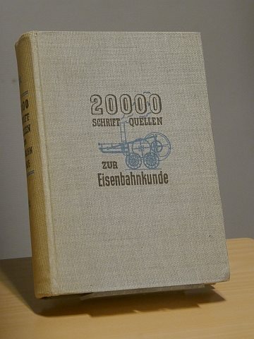 20 000 Schriftquellen zur Eisenbahnkunde