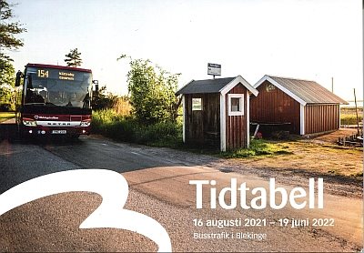 Busstrafik i Blekinge 16 aug 2021-19 juni 2022