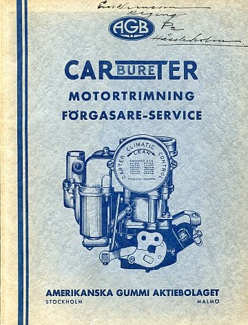 Carbureter motortrimning  och förgasarservice