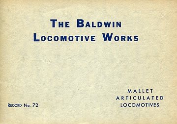 Mallet Articulated Locomotives