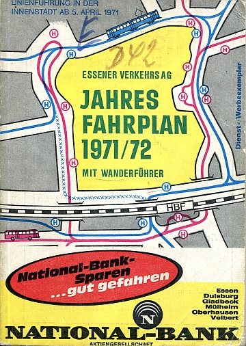 Essener Verkehrs AG 1971/72
