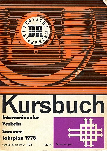 DR Internationaler Verkehr Sommer 1978