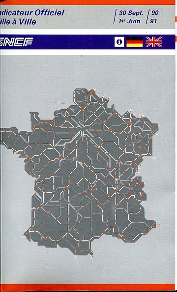 SNCF Ville à Ville, 30 Sept 90-1er Juin 91