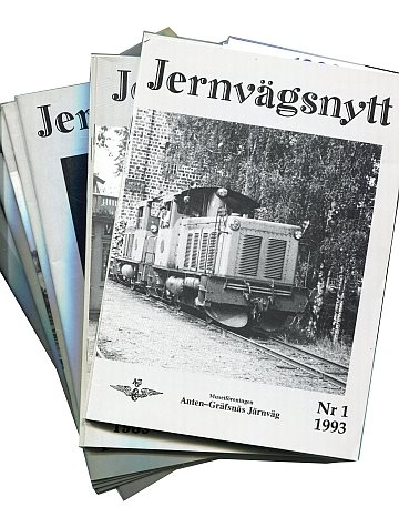 Jernvägsnytt 1987-93 (11 nr)