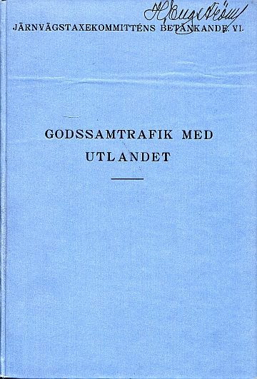 Godssamtrafik med utlandet