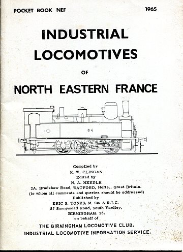 Industrial locomotives of North Eastern France