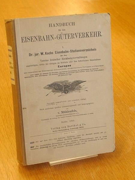 Dr Kochs Eisenbahnstationsverzeichnis 1909