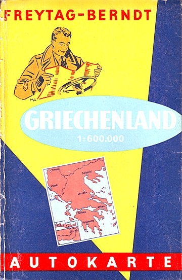 Grekland 1:600.000 (1962?)
