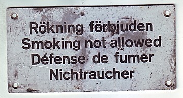 Rökning förbjuden