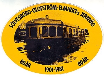 Klistermärke SOEJ 80 år